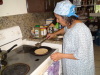 Arnavaz cooking the rotlis