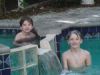 Nevy and Tazy in the pool!