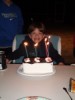 7 big candles on the Birthday cake